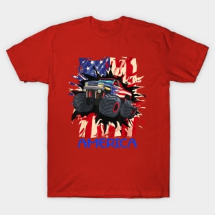 US american monster truck T-Shirt